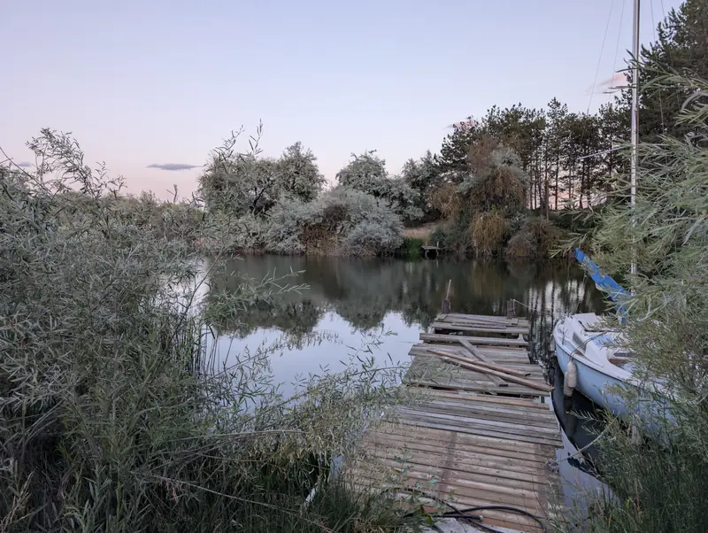 June 27, 2025: first scouting walk, the lake