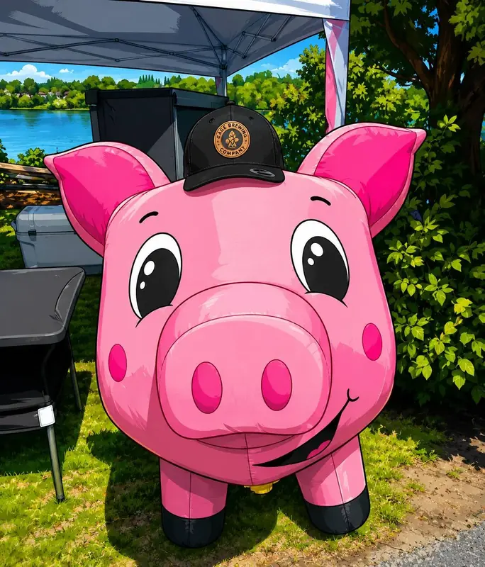 Porky's pig mascot